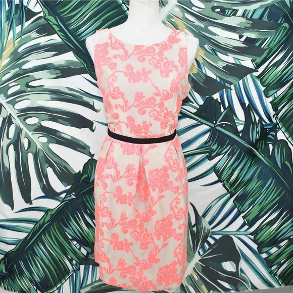 LOFT Ann Taylor Dresses & Skirts - LOFT Ann Taylor pink floral sleeveless dress 6